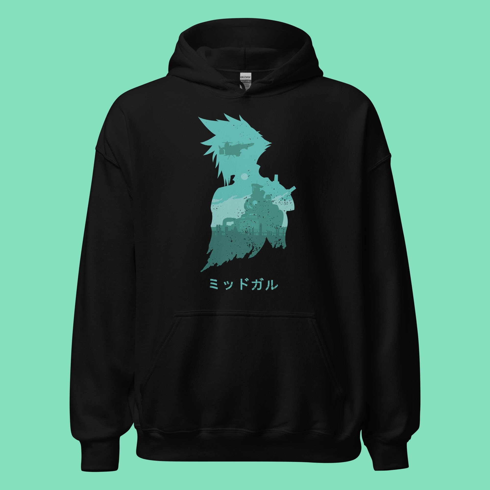 トップス vaultroom retro sephiroth hoodie RETRO SEPHIROTH HOODIE 〈FFVII REBIRTH × vaultroom〉 / BLK