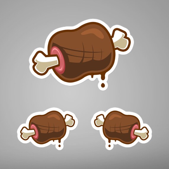 Anime Meat Sticker Sheet Vinyl Decal Japan Japanese - Etsy Anime Meat Sticker Sheet Vinyl Decal Japan Japanese - Etsy