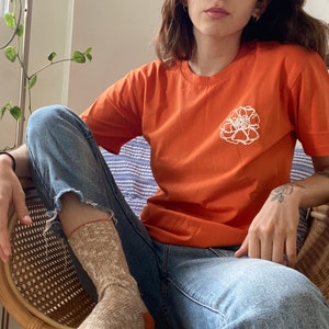 Orange Flower Garcon Tshirt
