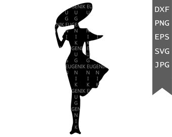 Download Elegant Woman Svg Etsy