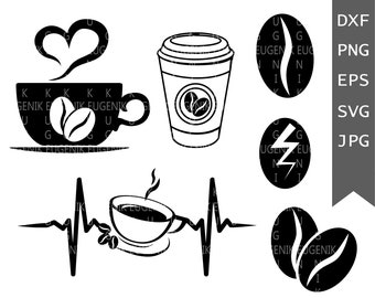 Free Free 172 Silhouette Coffee Bean Svg SVG PNG EPS DXF File