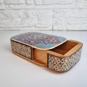 Luksusowe pudełko na wizytówki, etui na karty do gry, drewniane pudełko na wizytówki, pudełko na pokera, uchwyt na karty, prezent dla niego, prezent dla taty, prezent dla przyjaciół