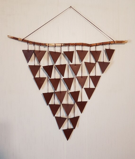 Leather Wall Hanging Abstract Leather Wall Hanging Modern Wall Art Sign Wall Hanging Decor Leather Wall Pendant Coffee Shop Wall Decor Etsy