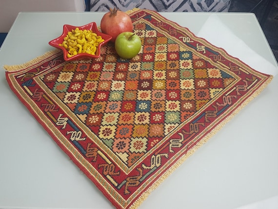 Doorzichtig Honderd jaar Geladen Handgemaakt Perzisch tapijt tafelkleed tapijt Runner muur - Etsy Nederland