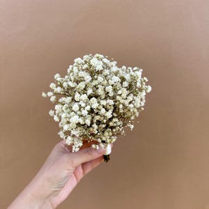 Gypsophila bouquet for flower girl, Preserved Baby&#39;s breath flower, Bouquet for bridesmaids, Wedding flower accessories, Gypsophila crown