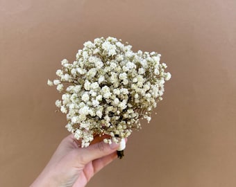 Gypsophila bouquet for flower girl, Preserved Baby's breath flower, Bouquet for bridesmaids, Wedding flower accessories, Gypsophila crown