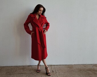 red jacket long