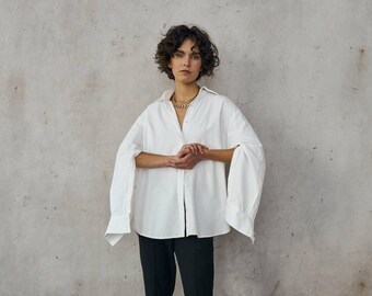 Shirt, Women shirt, White women shirt, White shirt for women, Women's shirt, Oversize white shirt, classic white shirt, Shirts for women