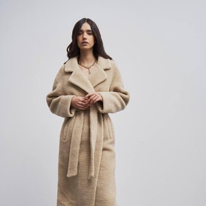 Midi Winter beige coat, Wool beige coat women, winter wool coat sale, winter beige coat, beige coat, beige coat sale, coats on sale, coat