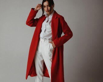 red jacket long