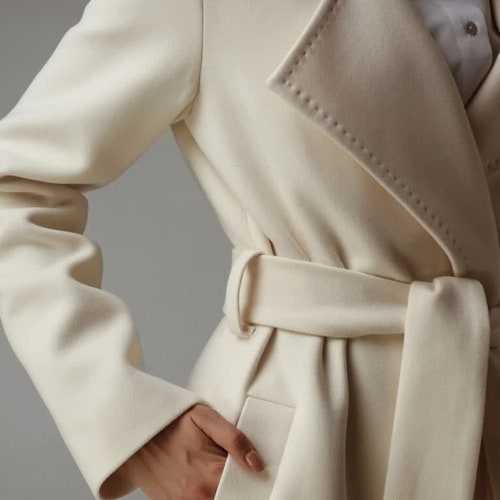 Bridal coat, Ivory coat, Wedding coat, Wedding coat for bride, Wedding dress coat, Long bridal coat, Wool coat, Coat women, 255 Ivory coat