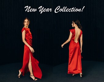 robe maxi rouge