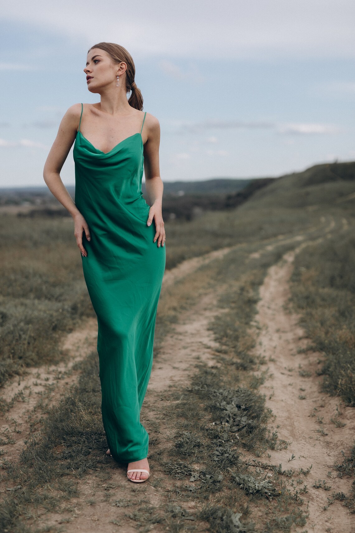 Green Bridesmaid dress green dress green bridesmaid dresses Etsy