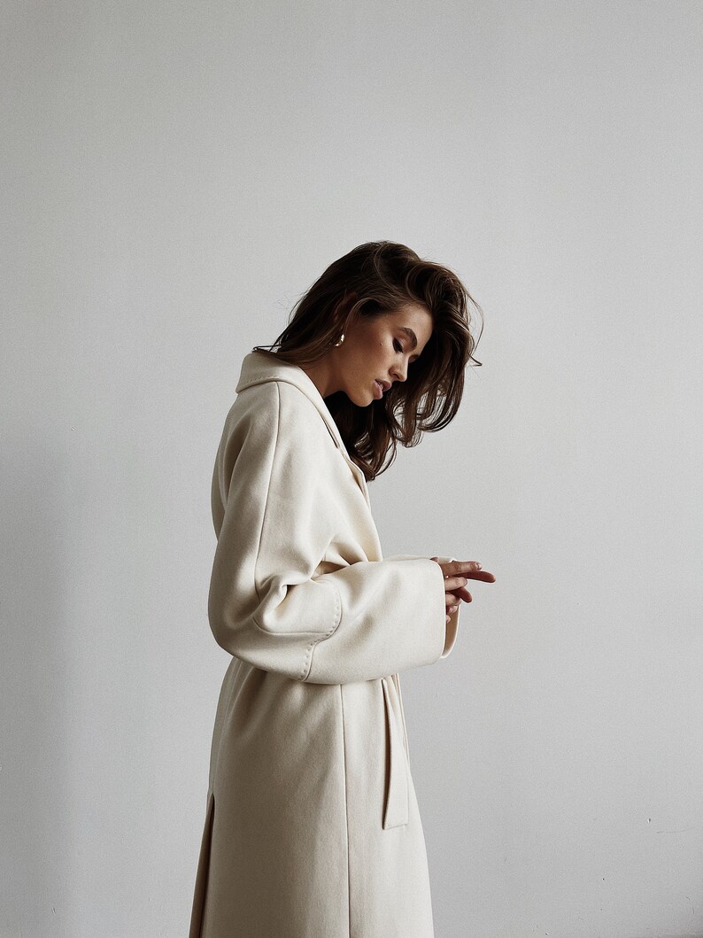 Ivory Coat Women Ivory Coat Long Ivory Coat Women Long Etsy