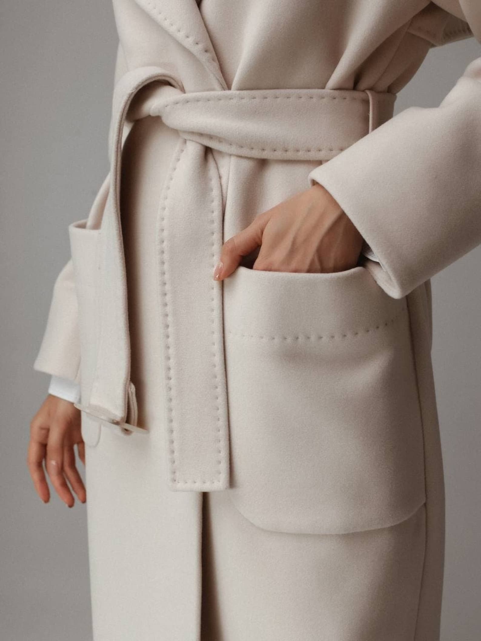 Trench ivory coat Coats on sale Wool ivory coat women Etsy