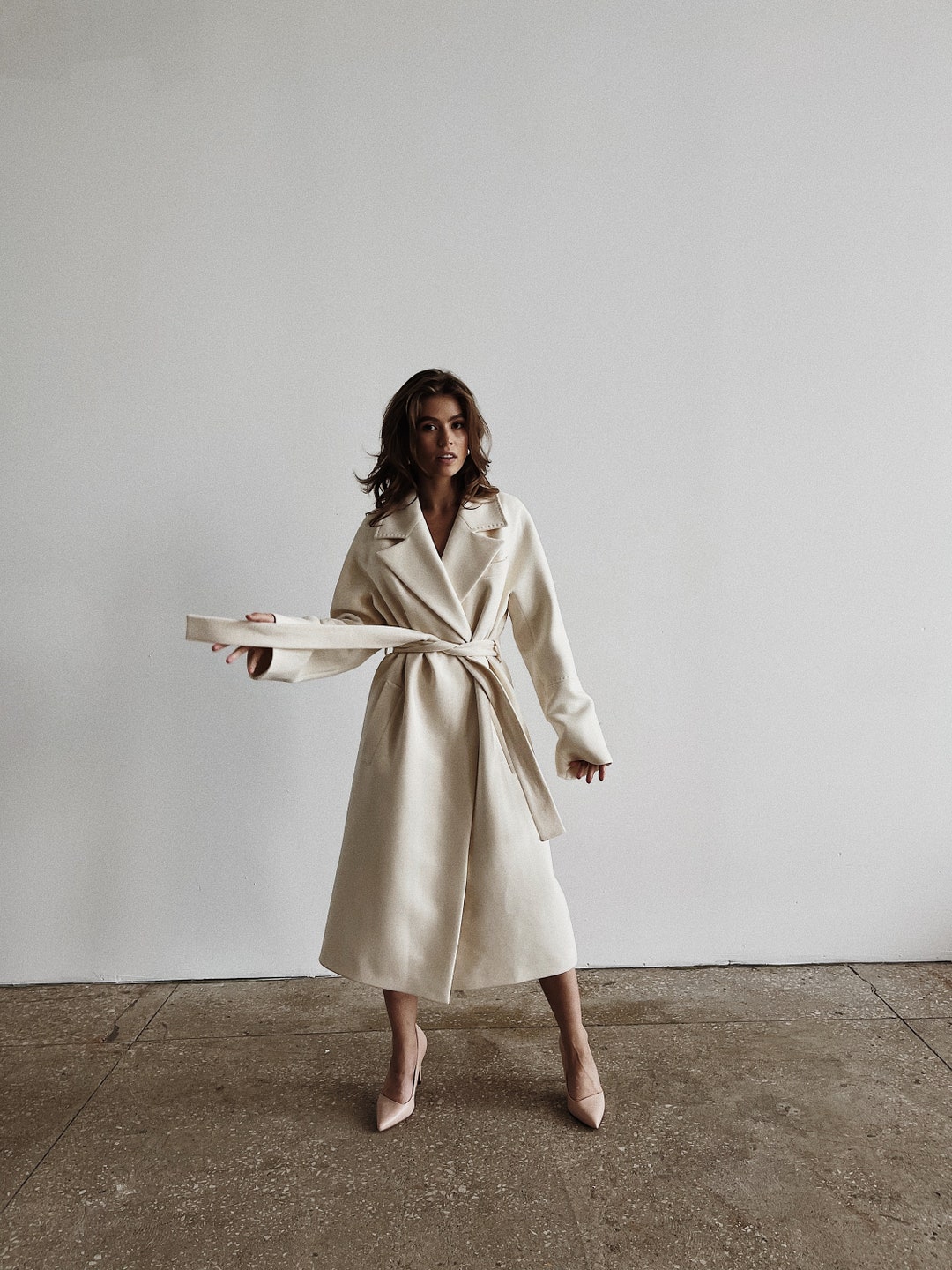Ivory Coat Women Ivory Coat Long Ivory Coat Women Long Etsy
