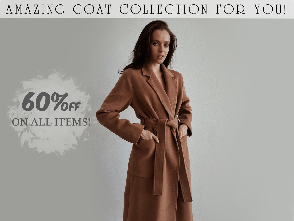 Camel Coat Women Camel Coat Long Camel Coat Women Long - Etsy