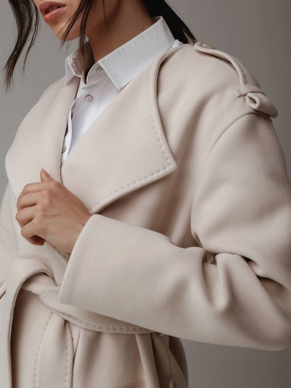 Trench ivory coat Coats on sale Wool ivory coat women Etsy