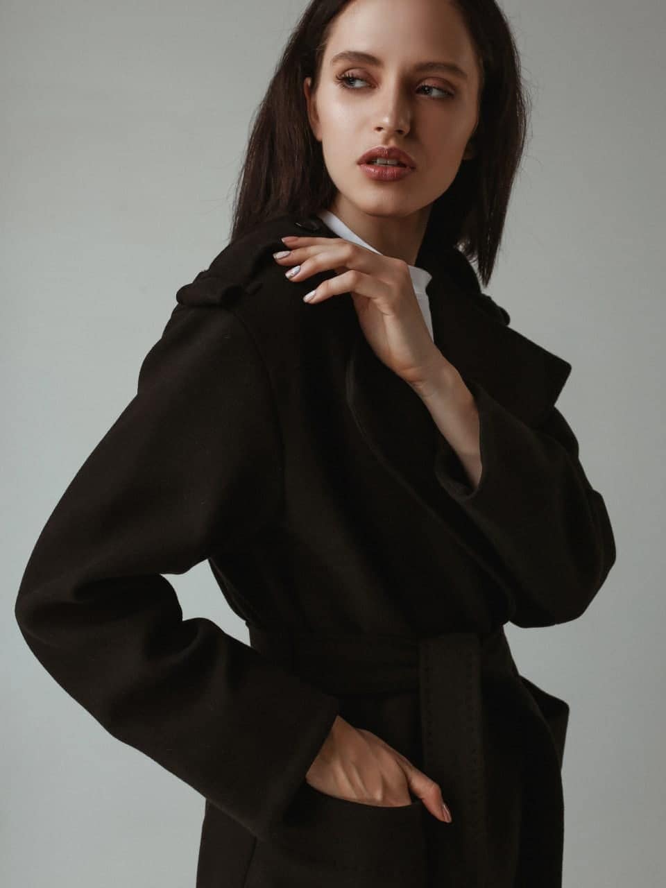 Black coat women black wool coat sale black overcoat women Etsy