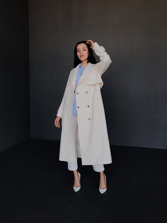 White Trench Coat Women Wedding Wool Long Australia White Trench Coat Women Wedding, Can You Wear A Trench Coat To Wedding