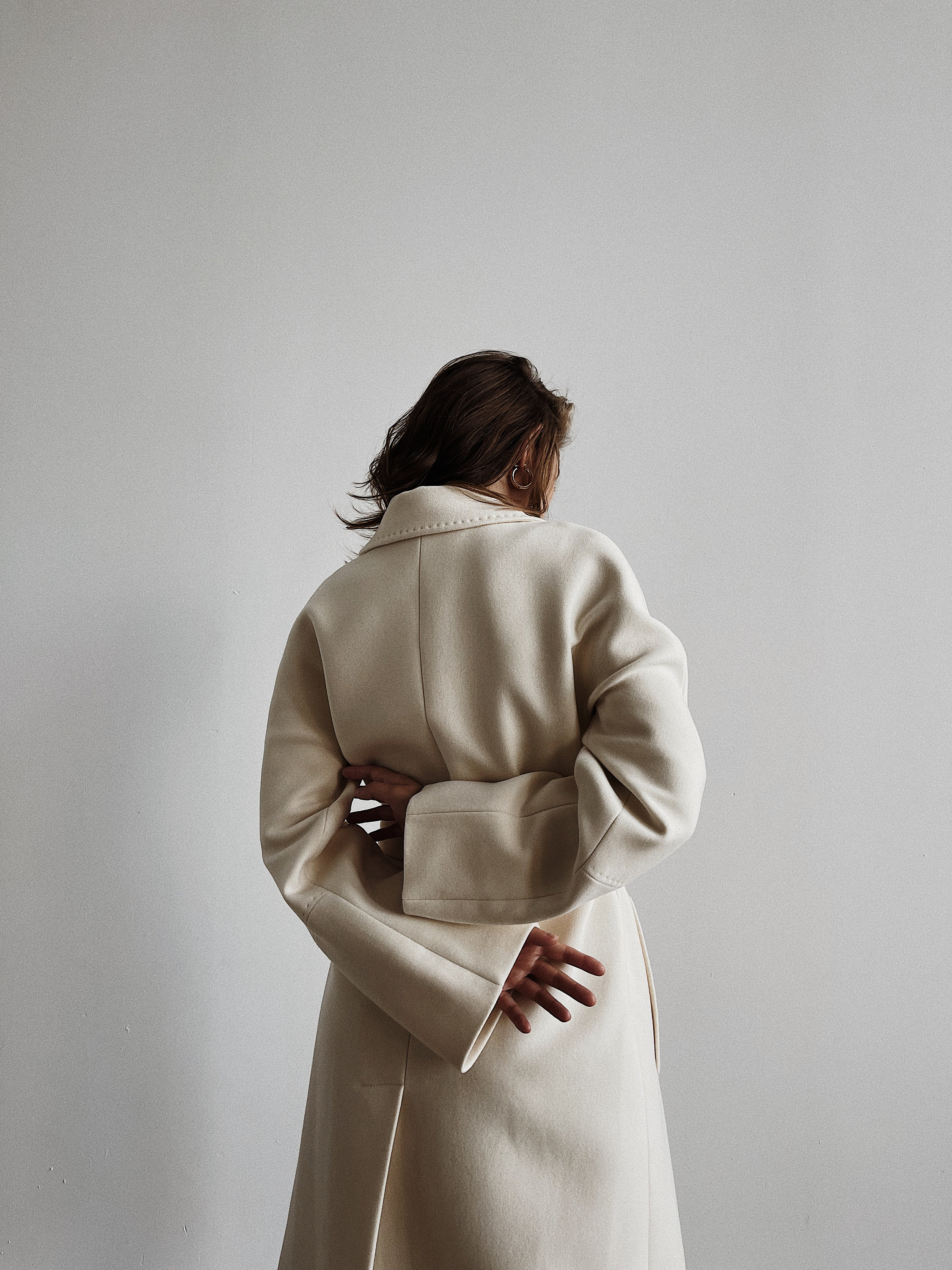 Ivory Coat Women Ivory Coat Long Ivory 