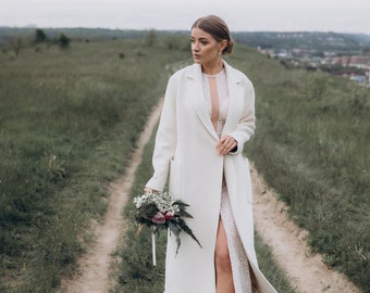 long bridal coat