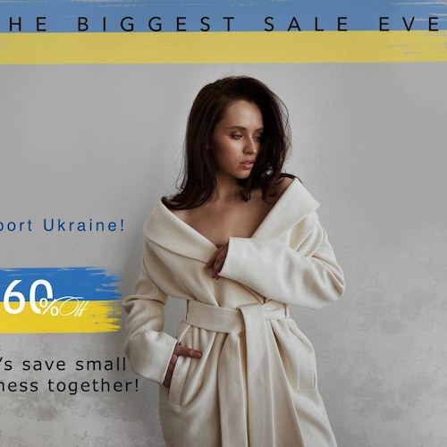 Ivory women coat, Coat ivory, Women ivory coat, White women coat, Bridal coat, Wool coat, Wool coat ivory, Long ivory coat, 351 Ivory coat