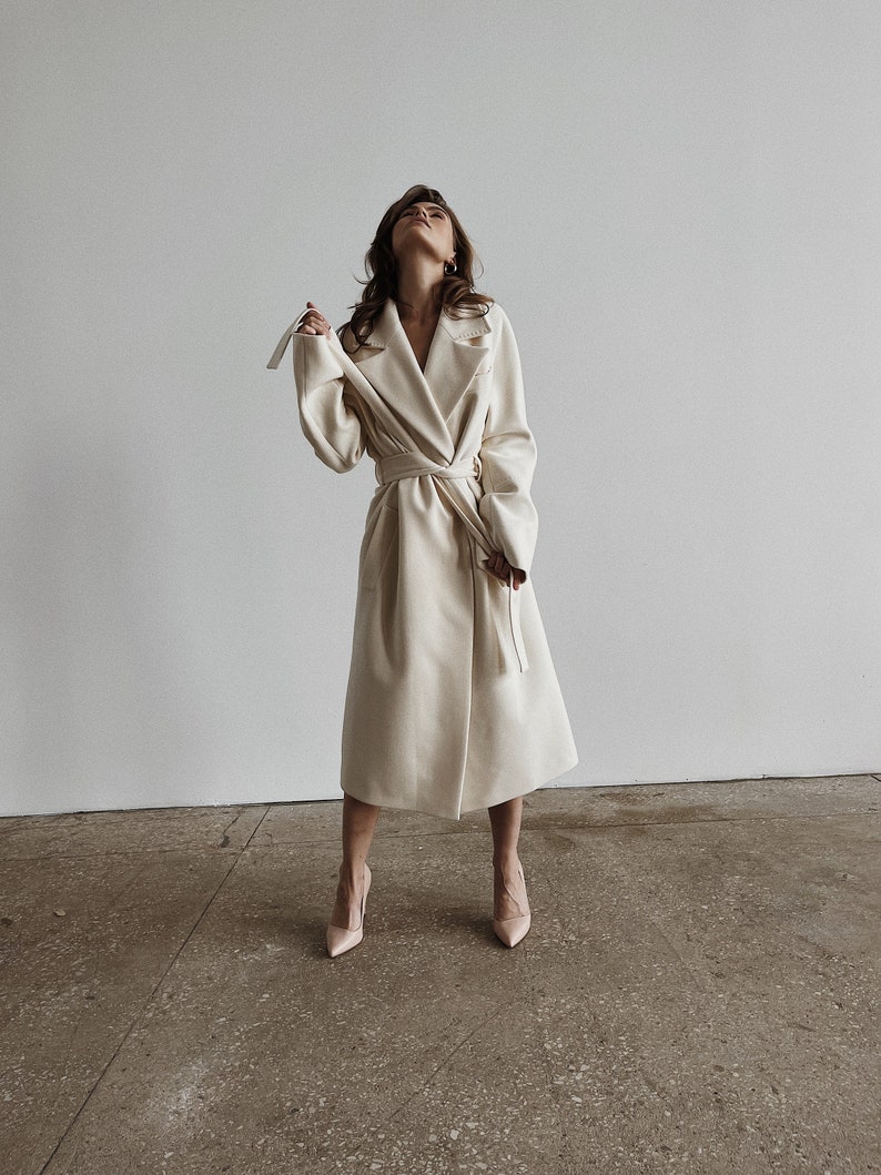 Ivory Coat Women Ivory Coat Long Ivory Coat Women Long Etsy