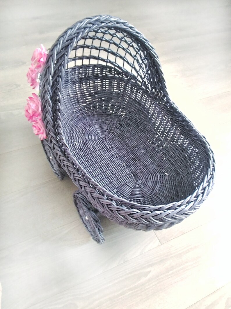 Newborn baby stroller / new born photo props/ wicker newborn Etsy