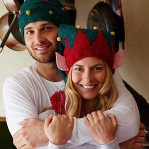 Elfenkerstmuts - nieuwigheid kerstmuts - elfenkostuum - Rudolph beanie - rendierhoed - rendierbeanie kinder - engelbeanie - Pachamama