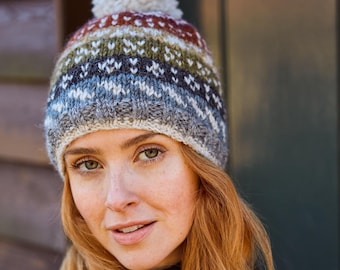 PiriModa Damen Stirnband – Gehäkelt Mit Perlen, Ohrwärmer Für Winter, Größe Ca. 22x13 Cm, 100% Polyester