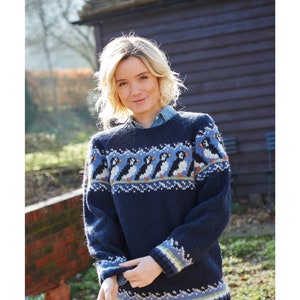 Blue Bird Sweater Etsy UK