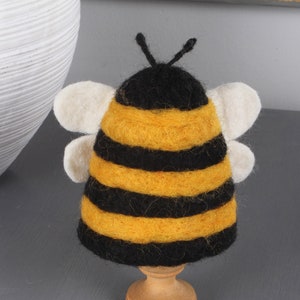 Funda para huevos de abejorro - Funda para huevos de colmena - Funda para huevos de fieltro - Funda para huevos - Funda para huevos de animales - Decoración de Pascua - Funda para huevos de Pascua - Pachamama