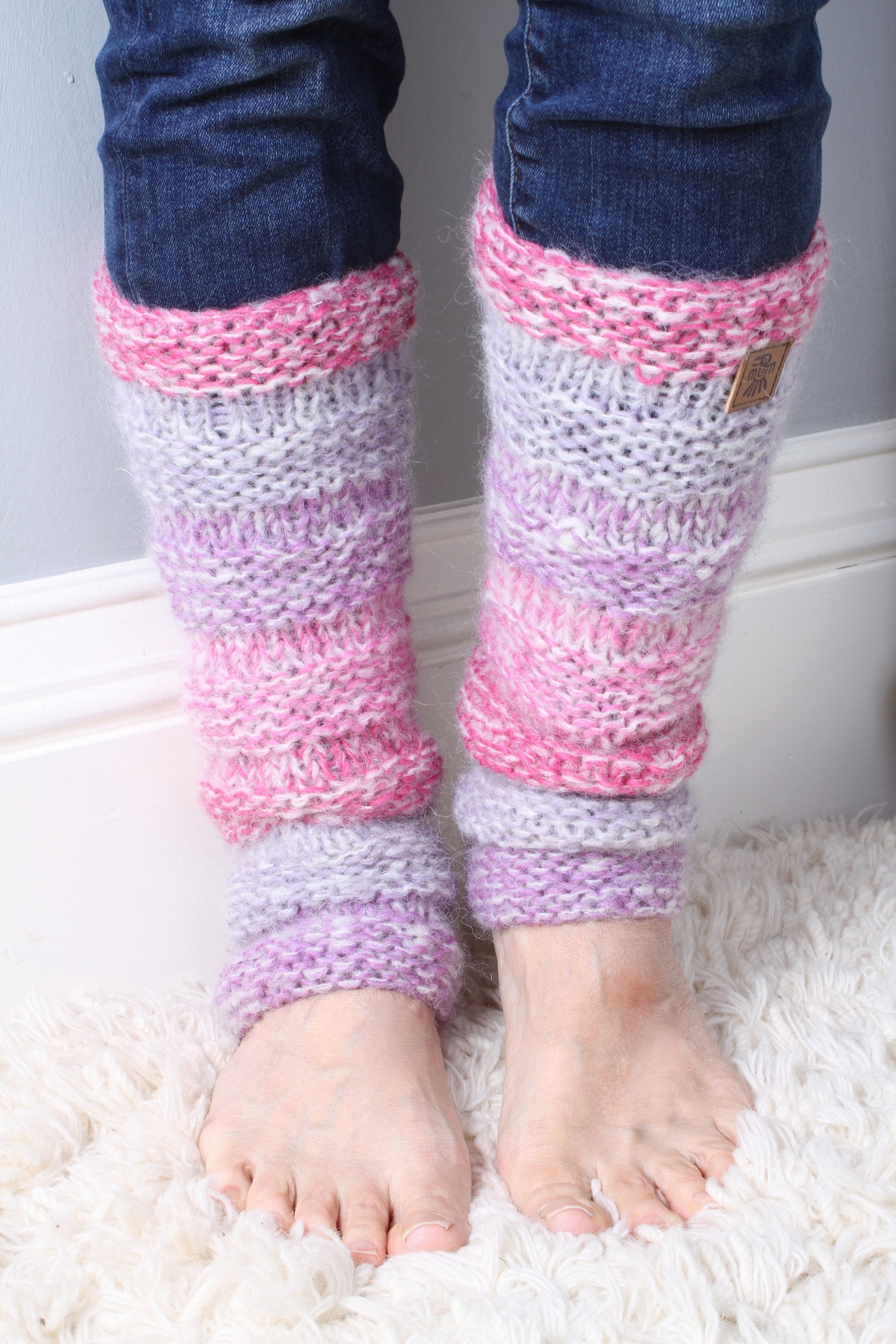Leg Warmers Wool & Mohair Blend Hand Knit Fair Trade Etsy UK