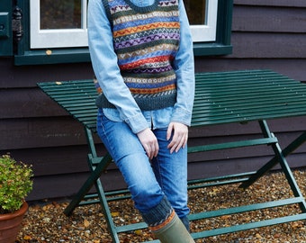 Pachamama Tintagel Zip Jacket Womens, Hand Knitted , Fair Trade