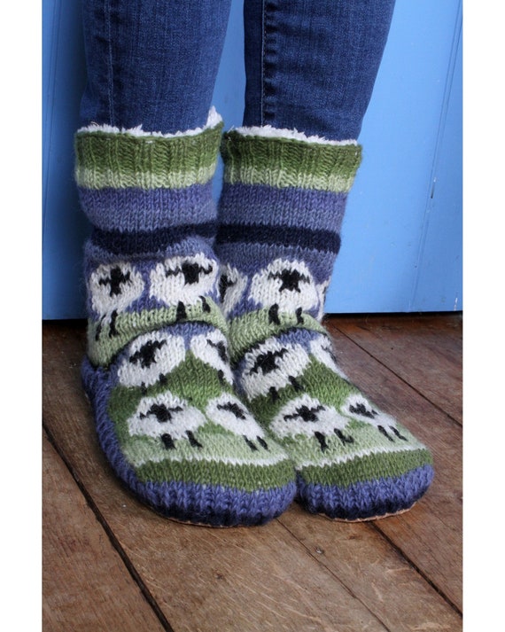 Discover 149+ sherpa lined slipper socks super hot