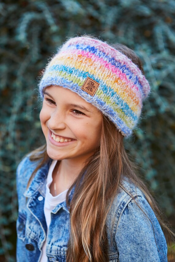 Bonnet D’Hiver Tricot Enfant Motif Robot – Chapeau Coloré Garçon Fille 3-6 Ans (Modèle Aléatoire)