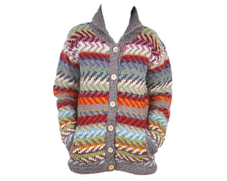 Womens Wool Cardigan Winter Cardigan 100% Wool Unlined - Etsy
