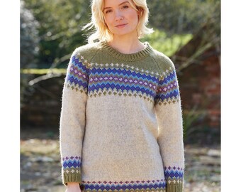 fair isle style sweater