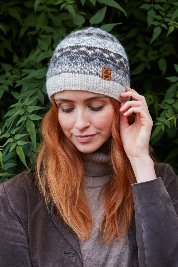 Bonnet hiver femme chaud avec doublure polaire - La Maison de l