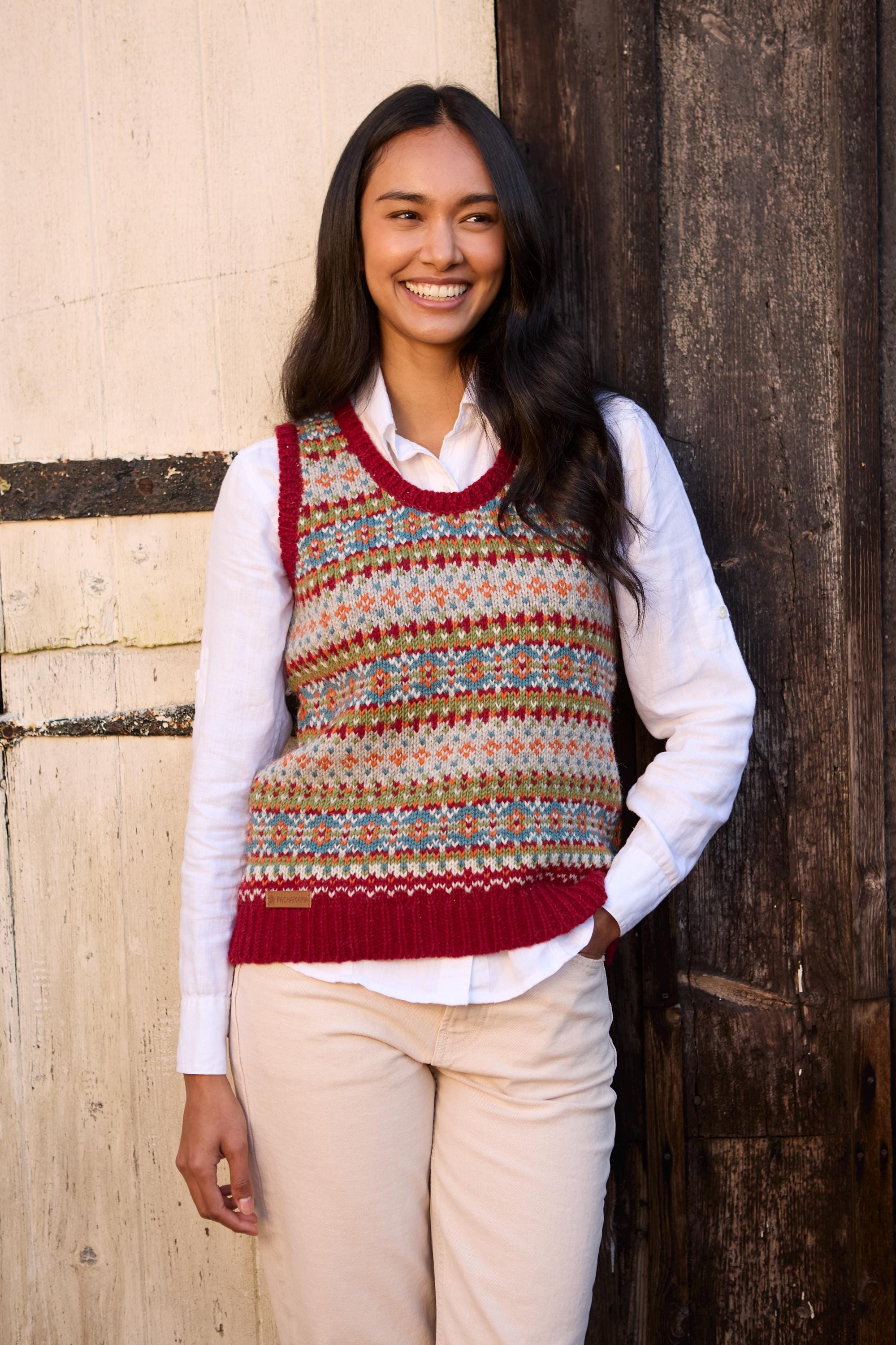 ま*ね様 RRL NATIVE FAIRISLE KNIT VEST ま*ね様 RRL NATIVE FAIRISLE KNIT VEST ま*ね様 RRL NATIVE FAIRISLE