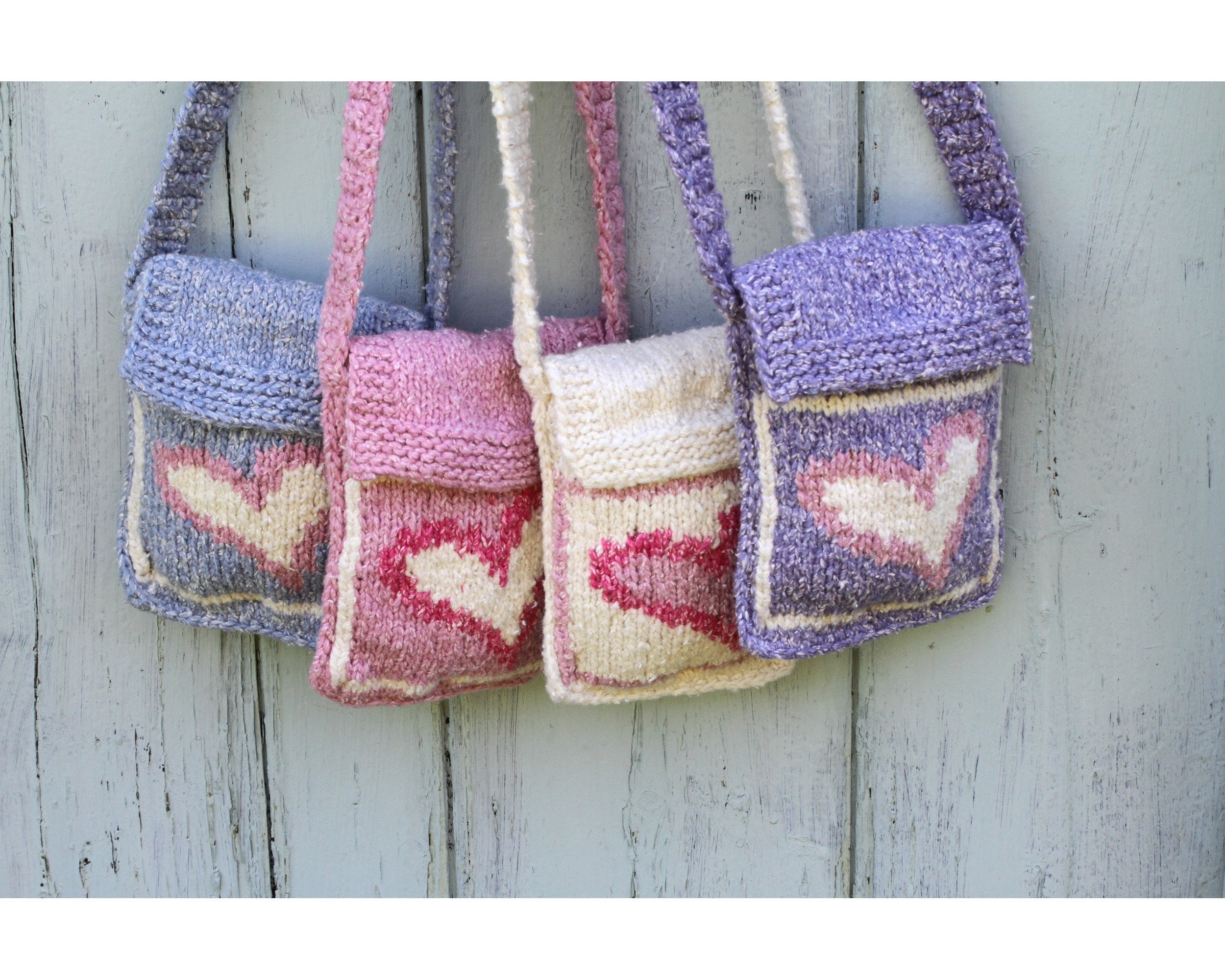 Cotton hand knitted bag for women, Great gift for her, Beach bag