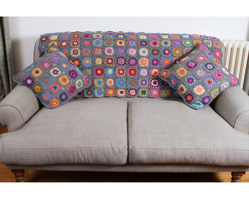 Handmade Crochet Throw 100 Wool Hand Crocheted Etsy UK