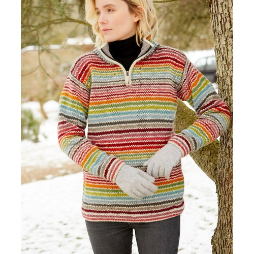 Half Zip 100% Wool Fleece - Etsy 