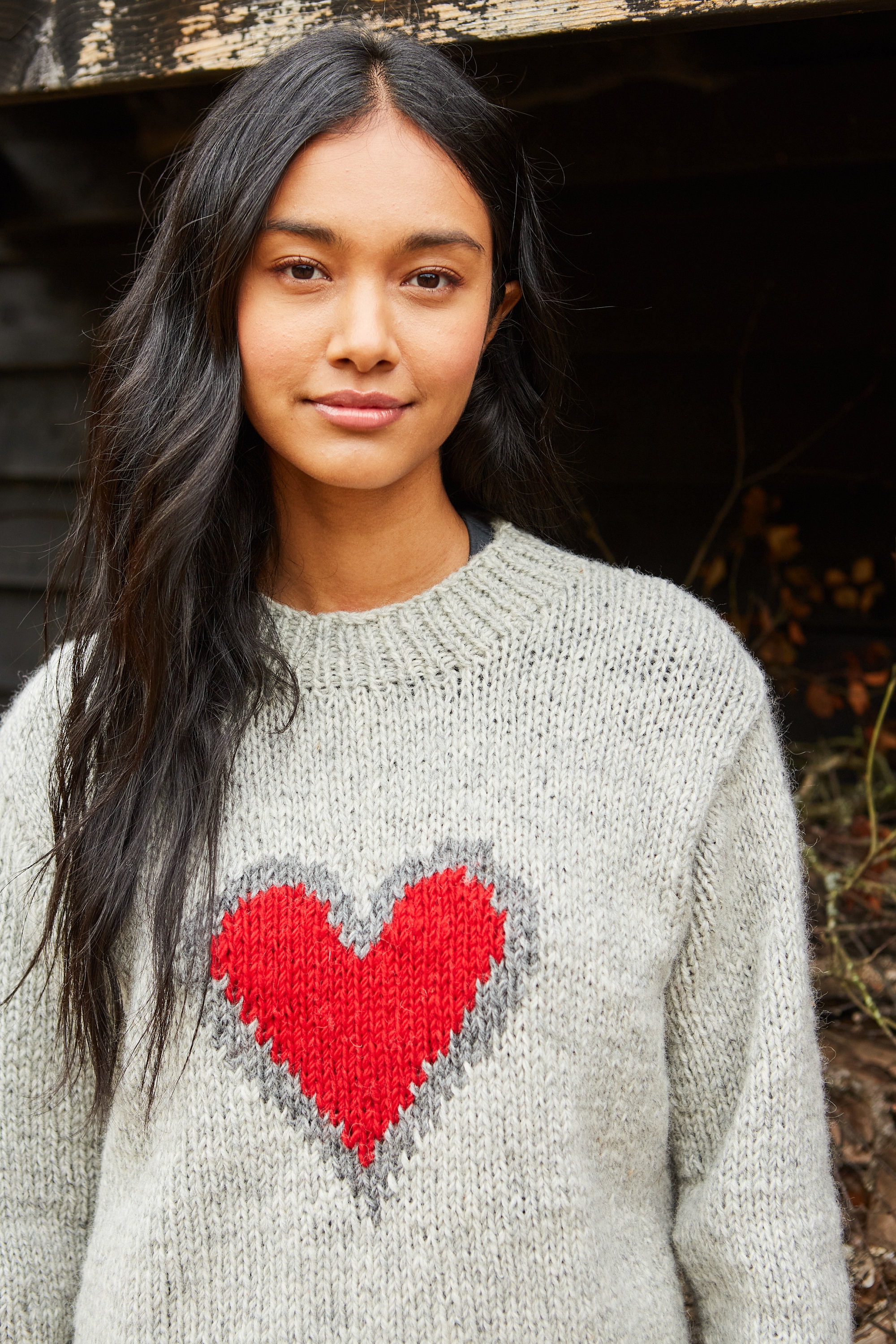 Buy Women's Heart Sweater - Red Heart Jumper - Love Heart Pullover
