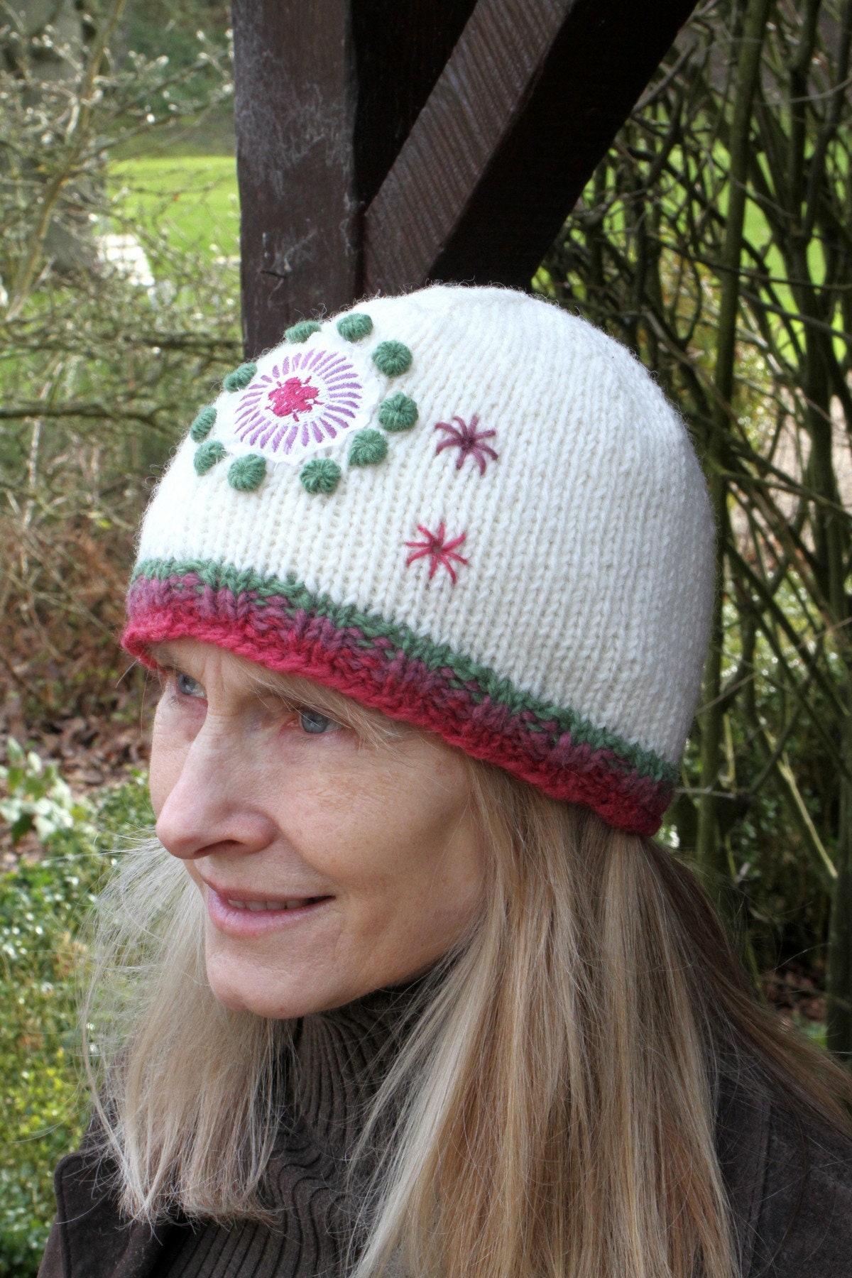 Women Wool Beanie Bobble Hat Fleece Lined Croatia