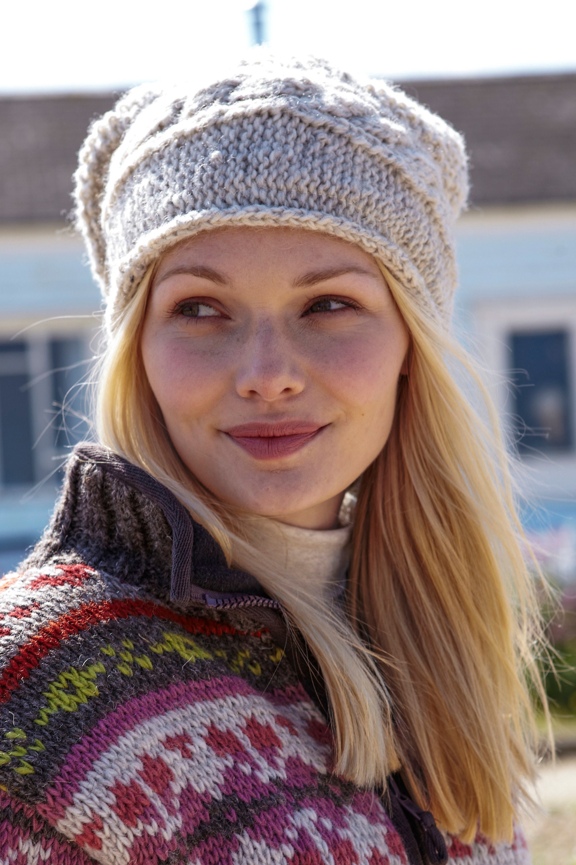 Women's Baggy Beanie Winter Hat Knitted 100% - Etsy