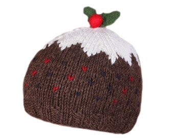 Weihnachts Pudding Mütze Für Erwachsene – Von Premier Decorations – Aus 100% Acryl