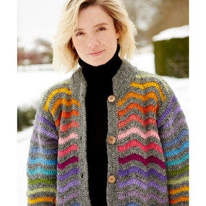 Women&#39;s Handmade rainbow coat, 100% Wool, Fair Trade, Warm, Rainbow Bright Colours, Nepalese, Natural, gift for her. |tbdc