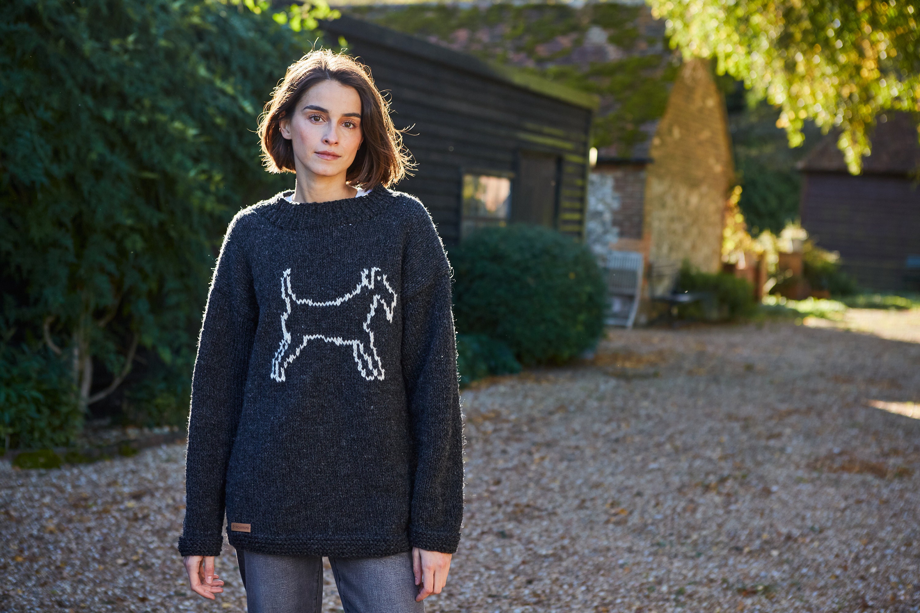 Unisex Terrier Dog Sweater - Dog Jumper - Gifts for Dog Lovers - Knitted Wool Pullover - 100% Wool - Fair Trade - Pachamama | Labrador